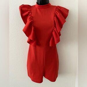 Red Romper size small